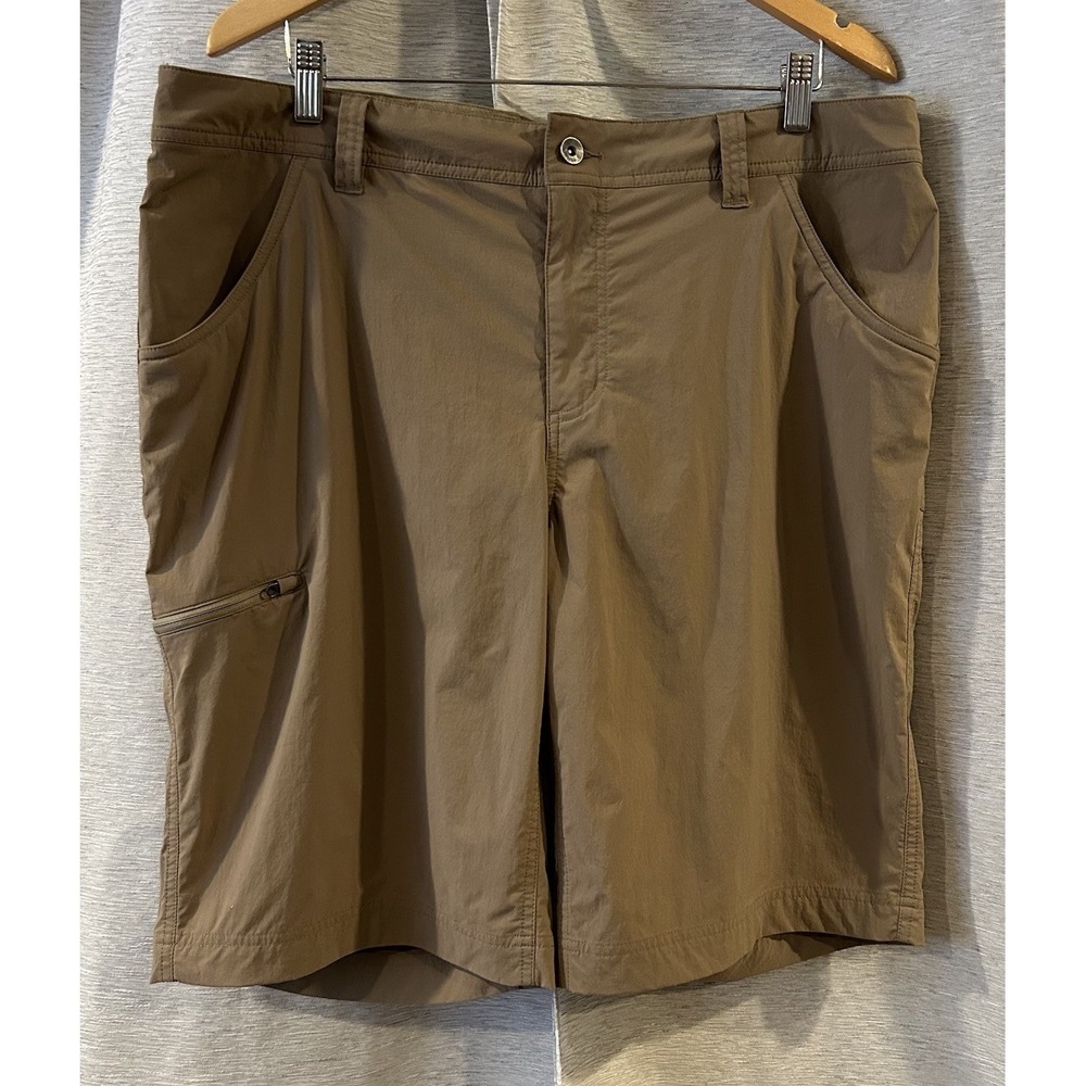 Marmot Shorts Men's 38 Khaki Stretch Performance Nylon Tech Pocket Hike